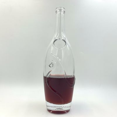 1000ml Cheap High Capacity Glass Wine Bottles 