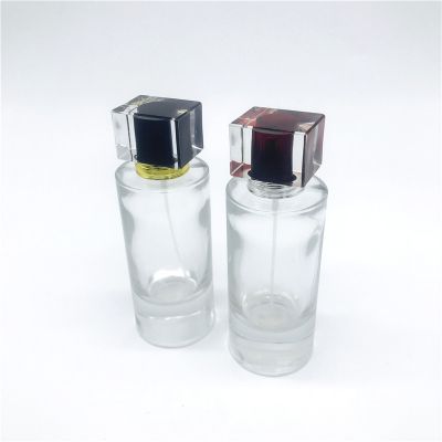 empty luxury glass perfume spray bottle 90ml for sale custom glass perfume bottles 