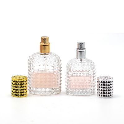 Custom brand 50ml perfume packaging women or men's refillable perfume bottle 