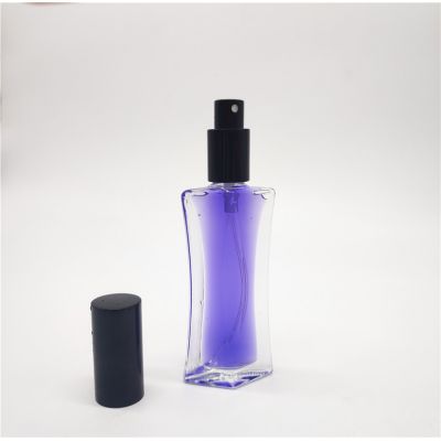30ml Rectangle auto perfume bottle aromatherapy bottle clear glass perfume cosmetics empty bottle hot stock 