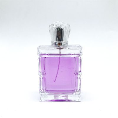 100ml high quality latest new design glass perfume bottle 