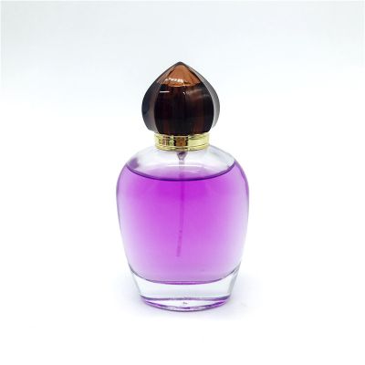 100ml glass bottle men perfume bottle with cap and spray 