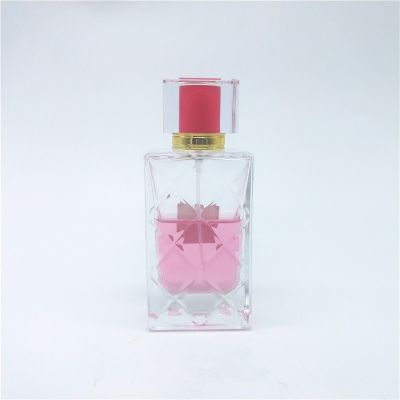custom design glass perfume bottle with spray various perfume glass bottles 30ml 50ml 80ml 100ml