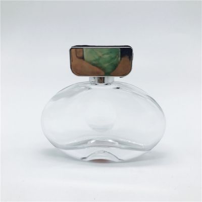 Empty custom design glass spray perfume bottle 100ml 