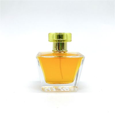 55ml beautiful design glass perfume bottle with spray 