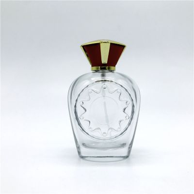 special design perfume glass bottle 100 ml mist spray glass perfume bottle 