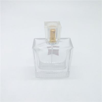 50ml manufacturer empty private label vintage square glass perfume bottle 
