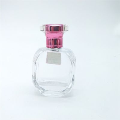 60ml Women luxury fancy empty square Perfume bottle 50ml perfume bottles glass perfume oil bottle
