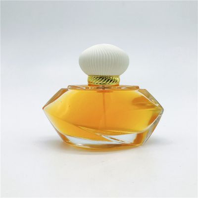70ml unique style elegant best selling screw twist glass perfume bottle designy