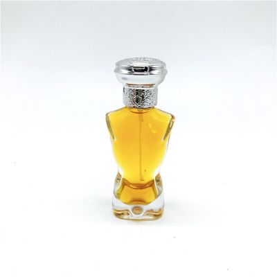 25ml special shape clear empty perfume glass bottle 