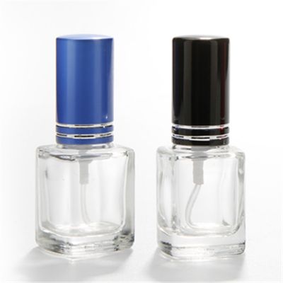 8ml srock clear french square mini pocket sized empty China perfume glass bottles 
