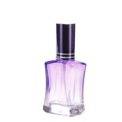 15ml new stylish rectangle pewter design oem perfume oil dispenser royal small glass spray bottle
