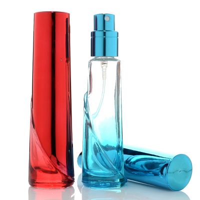 12ml 0.4OZ High white glass material empty spray cylinder perfume glass bottle wholesale 