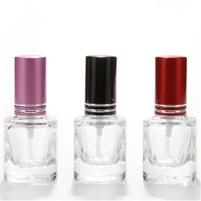 6ml factory price logo empty refillable travel square design perfume glass bottle for sale 