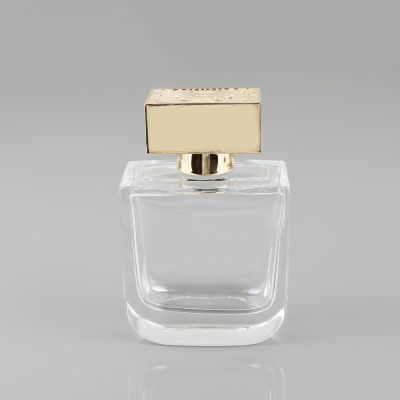 Hot Selling Transparent 100 ml Perfume Bottle Glass Perfume Bottle Customizable Perfume Bottle With Cap 