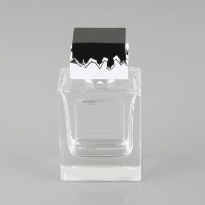 50ML 100ML Portable Transparent Glass Perfume Empty Bottle Refillable Atomizer for Travel 