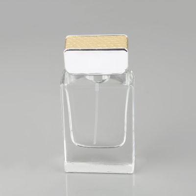 Wholesale 50ml glass perfume bottle mini perfume bottle with cap 