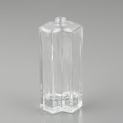 High quality glass perfume bottle with cap for men and women 