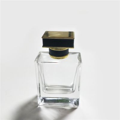 Chinese manufacturer 100ml empty glass perfume bottle transparent portable perfume bottle 