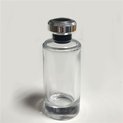 Transparent Luxury Clear Refillable Glass Perfume Bottles 