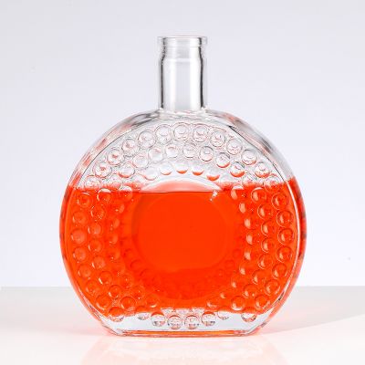 Clear and Color Glass for Liquor Vodka Whisky Rum Spirits Water Brandy Cognac XO Wine Glass Bottle 