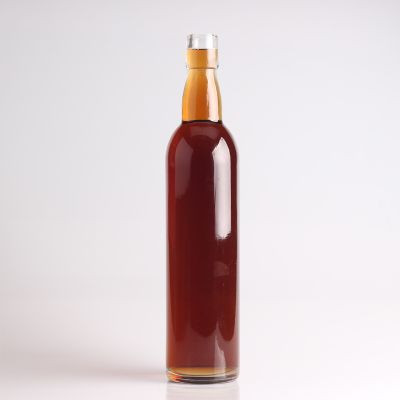 High Quality Top Quality Brandy Flat Shape Brandy Bottle 