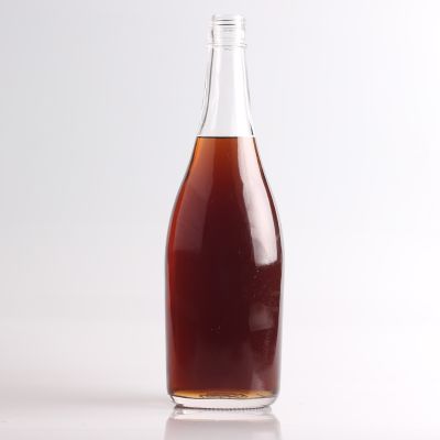 500ml odm supplier good looking brandy glass bottle with cork stopper 