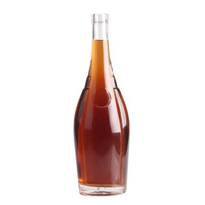 Customized Design Refinement Frost 375Ml Glass Wine Bottle For Closure 