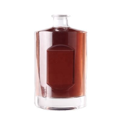 China Good Quality 500ml Glass Bottle For Liquor Short Bottle With Cork For Wholesale 
