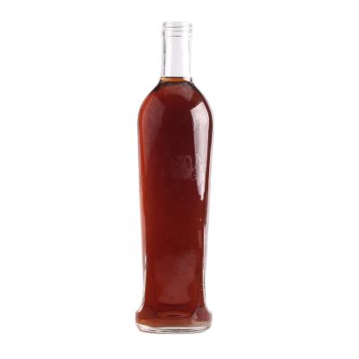 Custom Made Delicate 750Ml Flint Glass Bottles For Liquor 