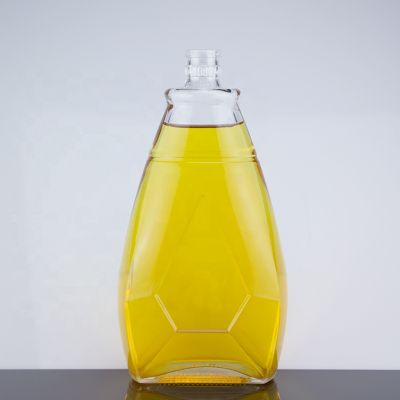 Factory Sell Food Grade Brandy Glass Bottles 750ml Customized Shape For Corks