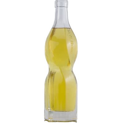 Factory Promotion Competitive Price Customized Embossing Shape 750ml Liquor Vodka Glass Bottle For Cork Stopper
