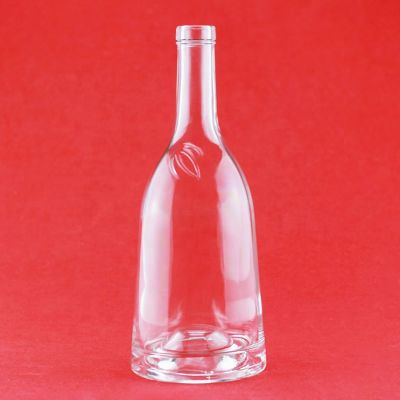 High Quality Fashion Glass Bottle Clear Glass Brandy Bottle Manufacturer 