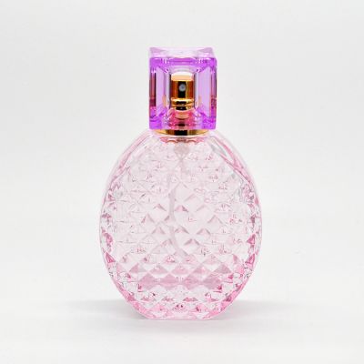 Pink Sexy Empty 60ml Glass Perfume Bottle Wholesale 