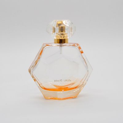 Fashion Design Portable Glass Bottle Perfume 50 ml flacon perfume bottle glass 