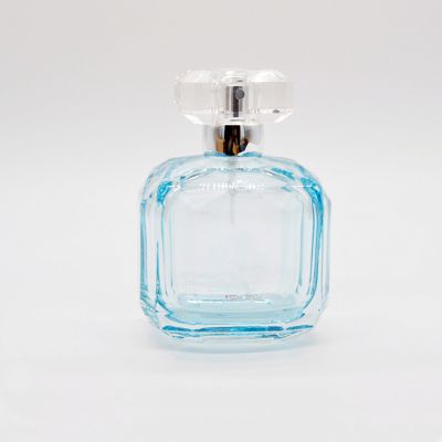 Wholesale 100ml Blue Glass Perfume Spray Bottle 
