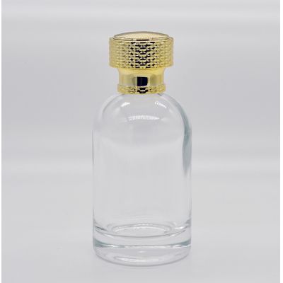 Personalized Luxurious Clear Glass 100ml Perfume Bottle Size