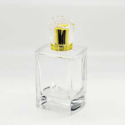 100ml Luxury Rectangular Glass Empty Perfume Bottle Dubai