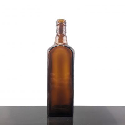 Factory Supplying Glass Bottle Empty Sprayed High Quality liquor Glass Bottle With Cork Stopper 