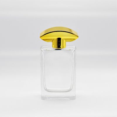 Hot fashion rectangular empty glass perfume bottle 100ml 