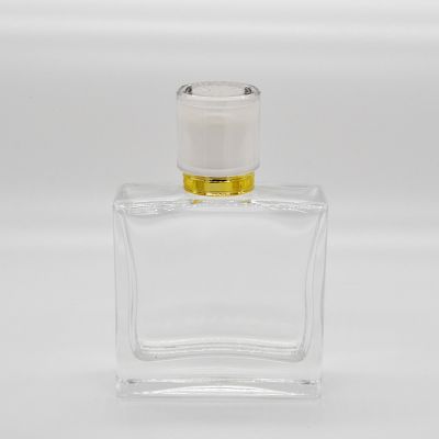 Wholesale High Quantity Luxurious Square Bottle Perfume Glass 100ml 