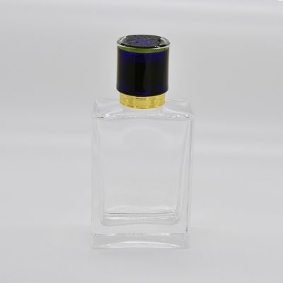 100ml Luxury Rectangular Glass Custom Made Perfume Bottle 