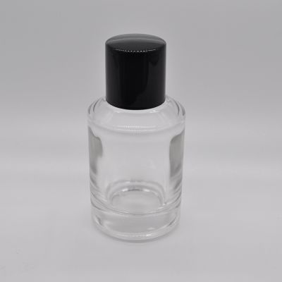 Authentic manufacturers 60ml cylinder shape glass perfume bottle 