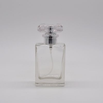 Classic Transparent 30ml recyclable glass perfume spray bottles 