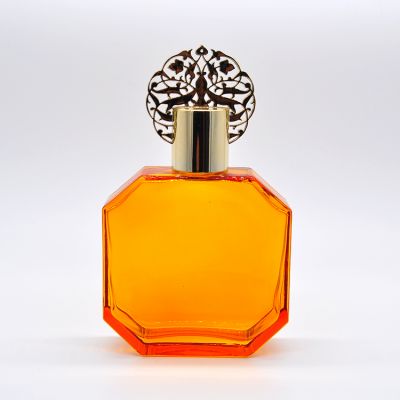 Hot selling Luxury elegant 100ml transparent glass recyclable spray perfume bottles 