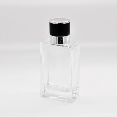 55ml high quality rectangular empty glass perfume bottle refillable perfume bottle glass 