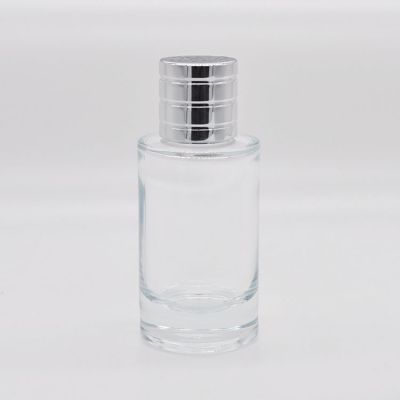 50ml luxury custom packaging perfume glass bottle with magnetic cap 