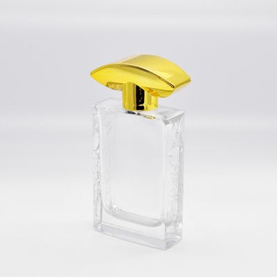 Custom Glass perfume bottle 100ml glass perfume bottle with cap 