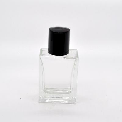 30ml high quality square clear glass perfume bottle for sale 