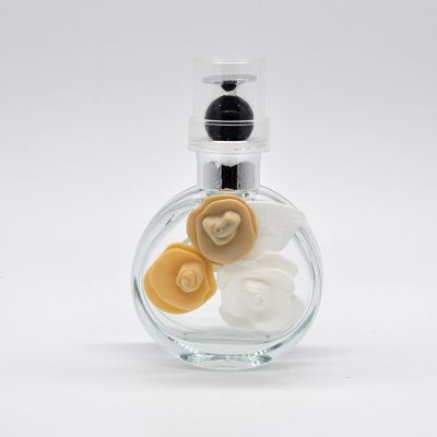 Creative fancy Design elegant 30ml recyclable glass spray perfume bottles 